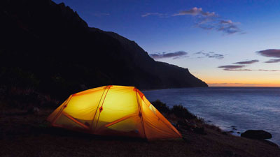 Melhores praias para acampar